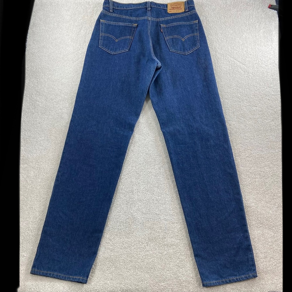Vintage Levi's 550 Jeans Mens 36x36 Blue Relaxed Fit Tapered Leg Made in USA